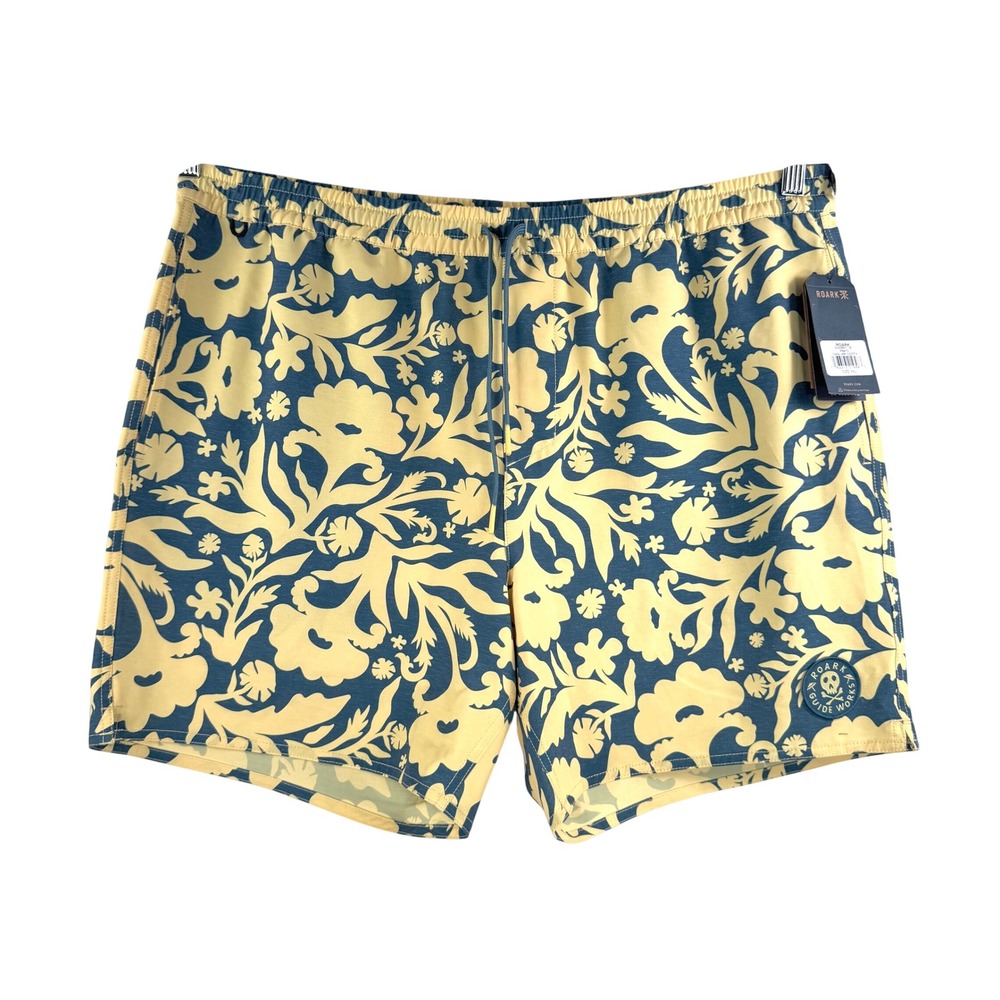 ROARK SHOREY 16" Cagliari Costa Board TRUNKS Shorts beach‎ SIZE XXL